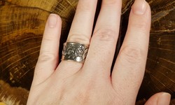 Kézműves izraeli ezüst gyűrű