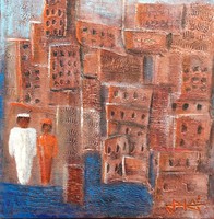 Ágota Horváth: lagos - abstract painting by the artist