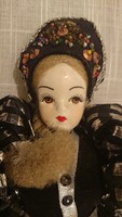 Retro, vintage 30 cm porcelain doll for beaded party