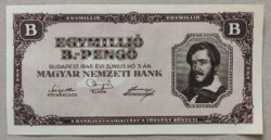 1,000,000 B.-Pengő 1946 UNC 