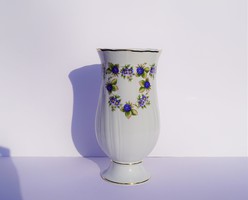 Hollóházi porcelán szeder mintás nagyméretű váza hibátlan újszerű állapotban 