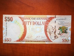 Guyana 50 Dollar UNC 2016