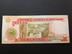 Mozambik 100000 Meticais UNC 1993