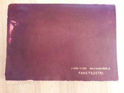 Fél méteres mappában!!! Török Endre grafikus művész fametszet - 5 db - mappában együtt