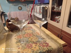 On sale until June 8th!! 4 pieces in one 30 cm big crystal glasses with a bay