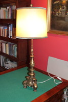 Régi bronz asztali lámpa