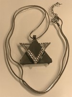 Star of David necklace with special pendant