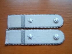 Mn white sergeant shoulder strap sewing rank # + zs