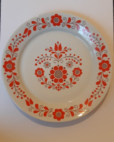 Alföldi matyó mintás porcelán fali tányér