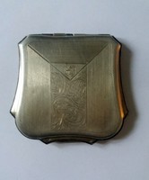 Silver lute-shaped princess powder, box, box, b k monogram