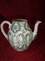 Japanese porcelain, green patterned coffee pourer without lid, height 12 cm. He has!