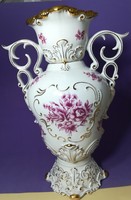 Hollóházi nagyméretű barokk váza 