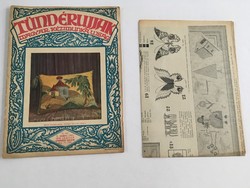 Tündérujjak - Hungarian needlework newspaper 1929. January, v. Grade, 1. (45.) Holiday number with appendix