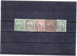 Magyarország forgalmi bélyegek1913