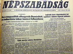 1965 június 2  /  NÉPSZABADSÁG  /  Régi ÚJSÁGOK KÉPREGÉNYEK MAGAZINOK Ssz.:  14856