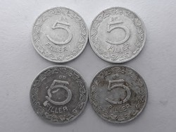 Magyarország 5 Fillér - 1948,1959,1962 magyar fillér érmék eladó