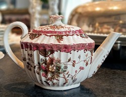 Adderley Spring antik fajansz kis teás kanna sérült