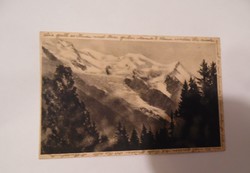Sopron helytörténeti ritkaság képeslap Mont Blanc Horthy