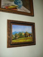 Mészáros Magdolna:Falurészlet