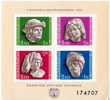 Magyarország félpostai bélyegblokk 1976