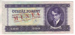 500 forint 1975 MINTA UNC alacsony sorszám 000074