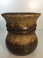 Iparművészeti, jelzett kerámia váza (63)
