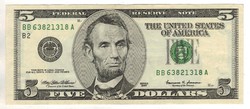 5 dollár 1999 USA 1.