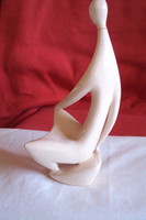 Zsolnay Török J.(kövön ülő Nő)porcelán figura