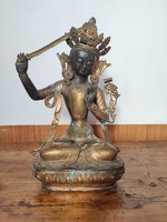 Régi tibeti Manjushri szobor. 42 cm!!!
