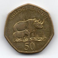 Tanzánia 50 Shiling, 2012, aUNC