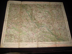 Régi osztrák térkép , Taus   környéke  39 x 31 cm  jó állapot