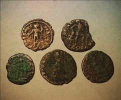5 darab római bronz