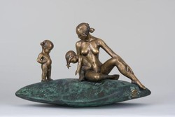 Parton   bronz szobor