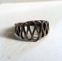 Modern Fazonú Hullám Ezüst Gyűrű