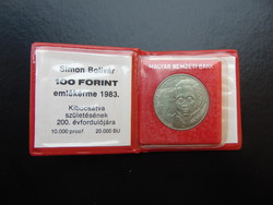100 forint 1983 Simon Bolivár  