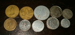 10 darab szocialisa blokk román cseh kelet német fémpénz érme aprópénz lot 1 forintról KIÁRUSÍTÁS