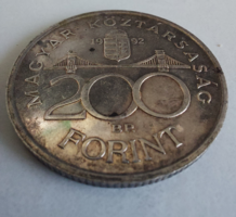 1992 ezüst 200 forint