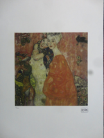 Gustav Klimt litográfiája certifikációval