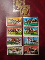Lovas sport  postatiszta  bélyeg sor