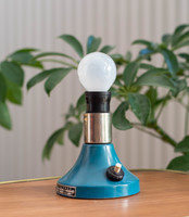 Elekthermax lámpa - retro gombalámpa - búra nélkül - asztali lámpa, kislámpa - alumínium