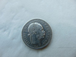 Ferenc József ezüst 1 forint 1881 02  