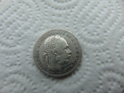 Ezüst 1 forint 1891 K.B. 