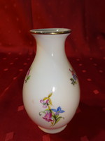 Hollóház porcelain, small vase with gold border, height 11 cm. He has!