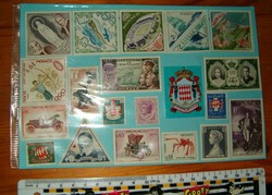 19 darab Monaco bélyeg lot ha jól látom valamiylen ünnepi postatiszta kiadás KIÁRUSÍTÁS 1 forintról