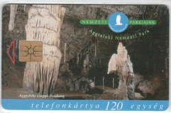 Magyar telefonkártya 0343  1999 Aggteleki nemzeti park   100.000  Db-os 