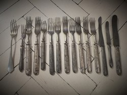 Antik, régi evőszközök, villa, kés