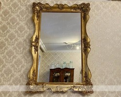 SZ508 Hatalmas Biedermeier-Neobarokk tükör