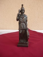 Pallasz Athéné 26 cm bronzirózott Spiáter