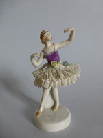 Extrém ritka,antik ENS tüllszoknyás balerina