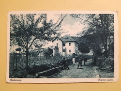 Antik levelezőlap - fotó képeslap, Badacsony, Neptun szálló, 1927